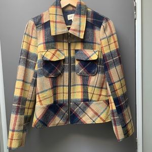 Plaid Fall Jacket.